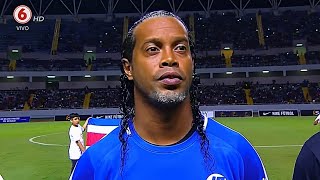 MESMO VELHO E APOSENTADO OLHA OQUE RONALDINHO APRONTOU NESSE AMISTOSO NA COSTA RICA [upl. by Fox]