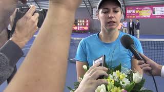 Kristína Kučová po porážce ve finále ITF Trnava 2019 5 ročník [upl. by Elburr]