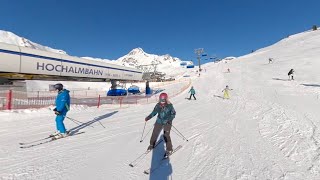 Obertauern Austria January 2024 Ski run blue 10a8a [upl. by Julieta660]