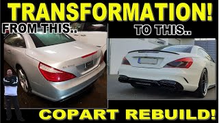 Mercedes SL 550 R231 copart project Part 4 [upl. by Negyam]