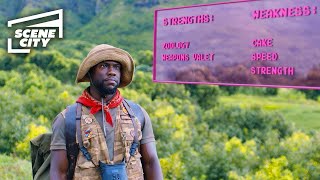 Jumanji BemVindo à Selva Habilidades e Fraquezas Clipe HD 4K de Kevin Hart [upl. by Alyosha]