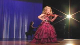 Incredible 7Year Old Child Violinist Brianna Kahane Performs quotCsardasquot on a 14Size Violin [upl. by Moazami]