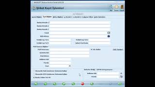 AKINSOFT WOLOVX Kontrol Paneli Şirket Kayıt İşlemleri [upl. by Ajssatan]