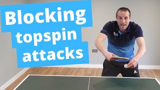 How to block high arc topspin AND low fast topspin [upl. by Esme45]