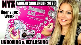 WOW über 200€ Wert NYX ADVENTSKALENDER 2020  Der Neujahrs Countdown Kalender 2020 [upl. by Reprah]