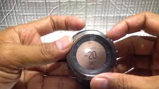 Kalibrasi Altimeter Suunto Traverse [upl. by Cassell]