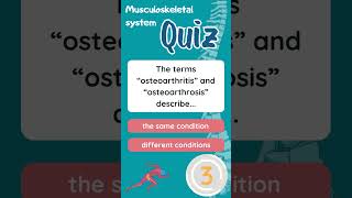 💡 Test your knowledge medicine disorders musculoskeletal [upl. by Flanna]