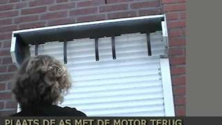 Tumoconl  maak zelf eenvoudig uw rolluik elektrisch demonstratie film [upl. by Nawotna]