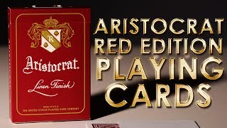 Deck Review  Aristocrat 727 Banknote Playing Cards Red [upl. by Noterb406]