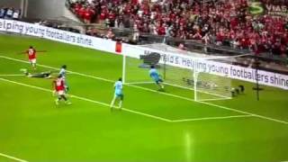 Manchester United vs Manchester City 3  2 HQHighlights Community Shield 07082011HD HQflv [upl. by Durrell]