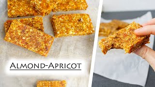 Apricot Bars Recipe  Healthy Snack homemade [upl. by Amikan]