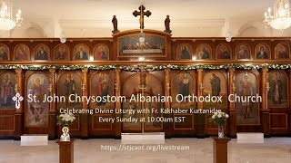 St John Chrysostom Albanian Orthodox Church  June 16 2024 [upl. by Nerta744]