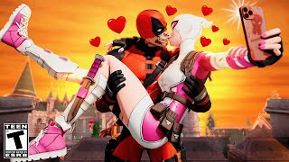 GWENPOOL and DEADPOOL FALL in LOVE A Fortnite Short Film [upl. by Mamie]