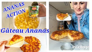 RECETTE GÂTEAU À L’ANANAS FACILE 👍😍 ANANAS ACTION 😅 [upl. by Shaff]