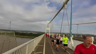 parkrun Routes Severn Bridge parkrun in 2mins [upl. by Irpak]