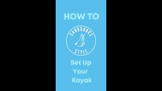 how to set up Sandbanks Style Inflatable Kayak [upl. by Tedder]