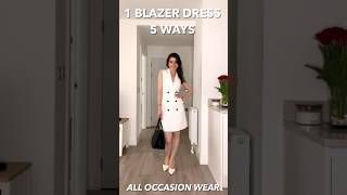 1 BLAZER DRESS 5 ELEGANT WAYS TO WEAR IN SUMMER HampM [upl. by Nichole]