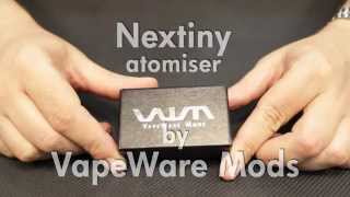 Nextiny atomizer by VWM  First overview amp setup tutorial [upl. by Leirud]