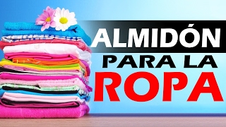 Como quitar las arrugas de la ropa – Almidón para planchar [upl. by Kristopher973]