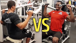 Agonist antagonist pair  Shoulder Press vs Lat Pulldown [upl. by Florina]