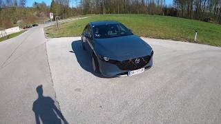 2019 Mazda 3 MildHybrid Skyaktiv G POV by Roadcontrol [upl. by Nodanrb670]