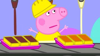 Peppas Visit To The Chocolate Factory 🍫  Peppa Pig Tales Full Episodes [upl. by Acirea294]