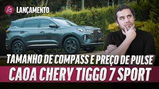 Caoa Chery Tiggo 7 Sport custa R 134990 e traz muitos equipamentos [upl. by Adnohsel316]