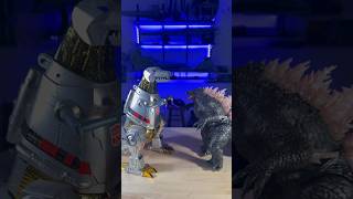 Grimlock vs Godzilla transformers godzilla grimlock shorts [upl. by Otes]