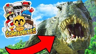 COMPADRETES ¡EL TIRANOSAURIO REX 🐊😱 SERIE MINECRAFT CON MODS CoMPaS Episodio 11 [upl. by Semajwerdna306]