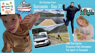 Day 37  Lake BarringtonDiscovery Park DevonportThe Spirit Of Tasmania  The Caravan Crew [upl. by Wilmar]