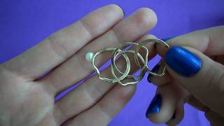 wwwPuzzleJewellerycom 4 band puzzle ring solution [upl. by Gariepy]