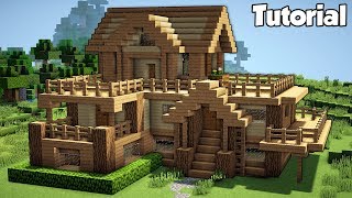 Building The PERFECT Starter House  Minecraft 120 Guide Survival Lets Play 2 [upl. by Acey]