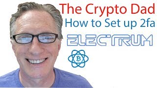 How to Set up 2factor Authentication in Electrum Bitcoin Wallet [upl. by Eanom336]