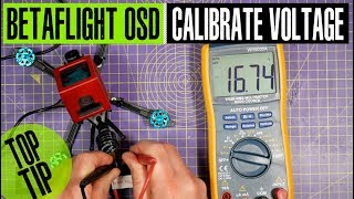 Calibrating your BetaFlight OSD battery voltage display [upl. by Harimas]