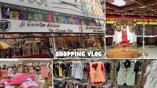 Diwali Purchase The Chennai Silks Madurai Vlog  The Chennai Silk Combo Offer Silk SareesampReadymades [upl. by Fannie]