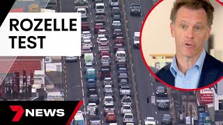 Rozelle Interchange faces biggest postholiday test  7 News Australia [upl. by Aeila]