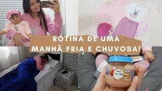 BEBÊ REBORN  ROTINA DE UMA MANHÃ FRIA E CHUVOSA [upl. by Derrik]