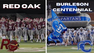 Win or Go Home  Texas High School Football Round 1  Red Oak 100 vs Burleson Centennial 73 [upl. by Nylesor]