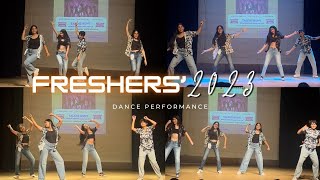 Our Dance Performance  IPCW Delhi University Freshers 2023 [upl. by Zahara]