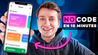 Créer une application No Code en 10 min gratuitement [upl. by Atinram890]