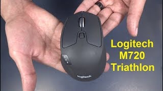 Logitech M720 Triathlon Multi Device Unboxing [upl. by Lindeberg]