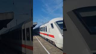 KOMPLETT AUSSER PUSTE IC nach Gera Hbf in Hamm Westfalen Hbf mit 101 0198 [upl. by Desireah23]