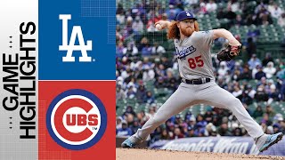 Dodgers vs Cubs Game Highlights 42223  MLB Highlights [upl. by Lucian]