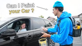 Asking Strangers to Paint THEIR Car [upl. by Joscelin]