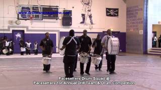 Pace Setters Drum Squad  Pacesetters 1st Annual Drill Team amp Drum Competitionmp4 [upl. by Eikcaj]