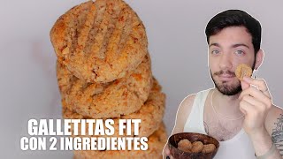 GALLETAS SALUDABLES CON 2 INGREDIENTES 🍪🍬 VEGANAS Y SIN TACC ◼️ Cualquiera Cocina [upl. by Modie]