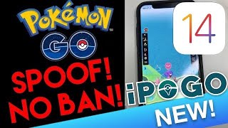 Teleport Joystick POKEMON GO Spoof with iPOGO No Jailbreak No Revoke FREE [upl. by Ener]