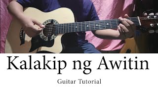 Kalakip ng Awitin Chords Guitar Tutorial [upl. by Nahtnahoj]