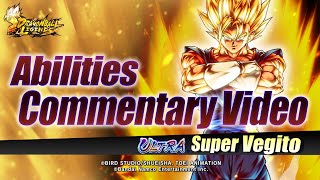 DRAGON BALL LEGENDS ULTRA Super Vegito Abilities Commentary Video [upl. by Dieter458]