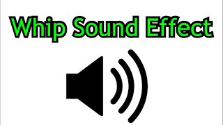 Whip sound effect [upl. by Lida]